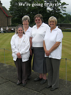 photo of our ladies Ayr team