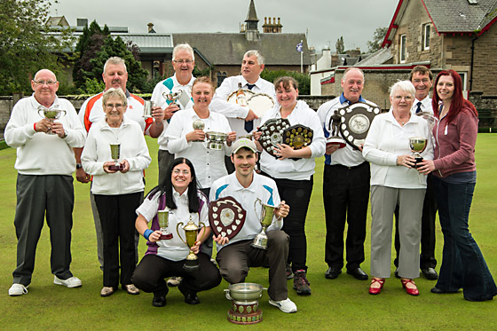 Dunning Bowling Club 2016 trophy winners
