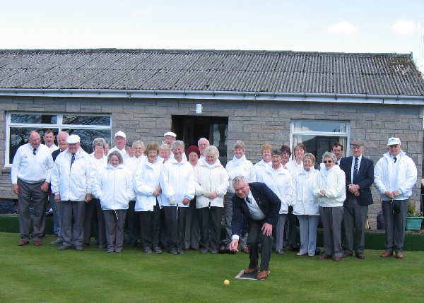 All the members before play commenced