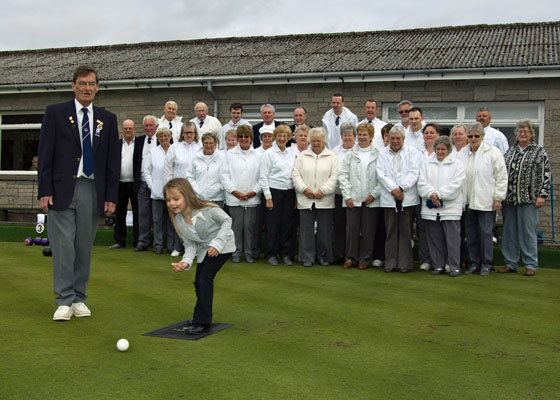 President Iain Nicol watches Kayla