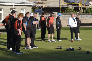 Dunning Bowling Club Shaddows getting longer